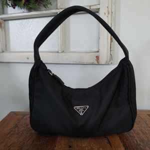 Prada Tessuto Mini Hobo Bag
